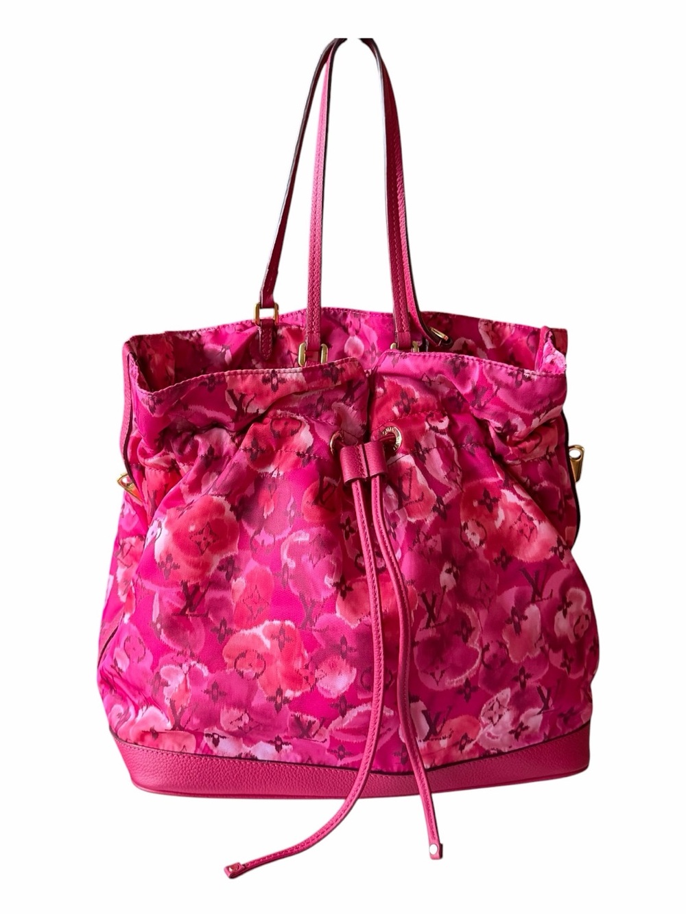 Louis Vuitton Limited Edition Monogram Ikat Noefull MM Rose Indien Pink
